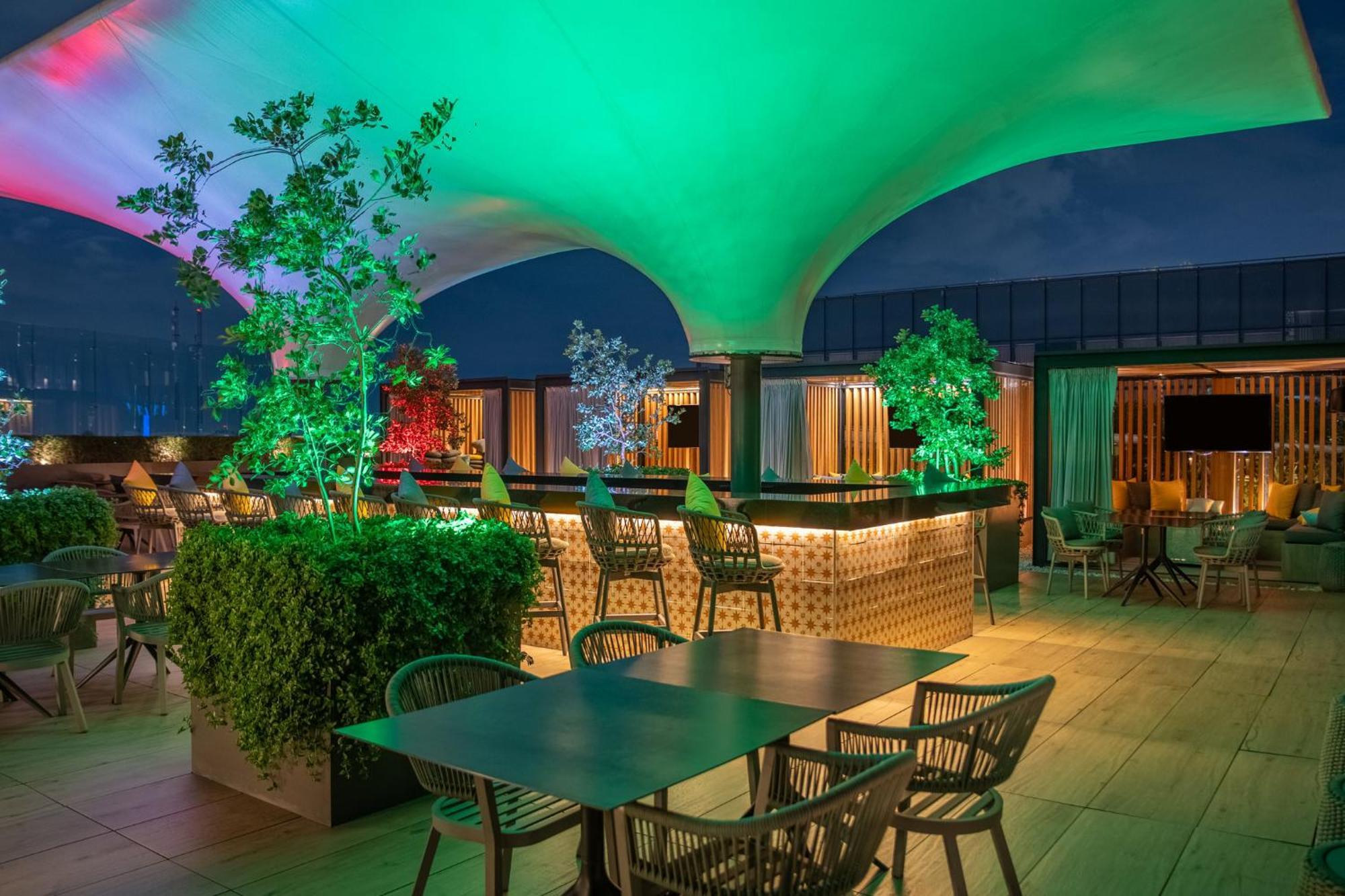 מקסיקו סיטי Fiesta Americana Viaducto Aeropuerto מראה חיצוני תמונה The bar at the Sky Bar